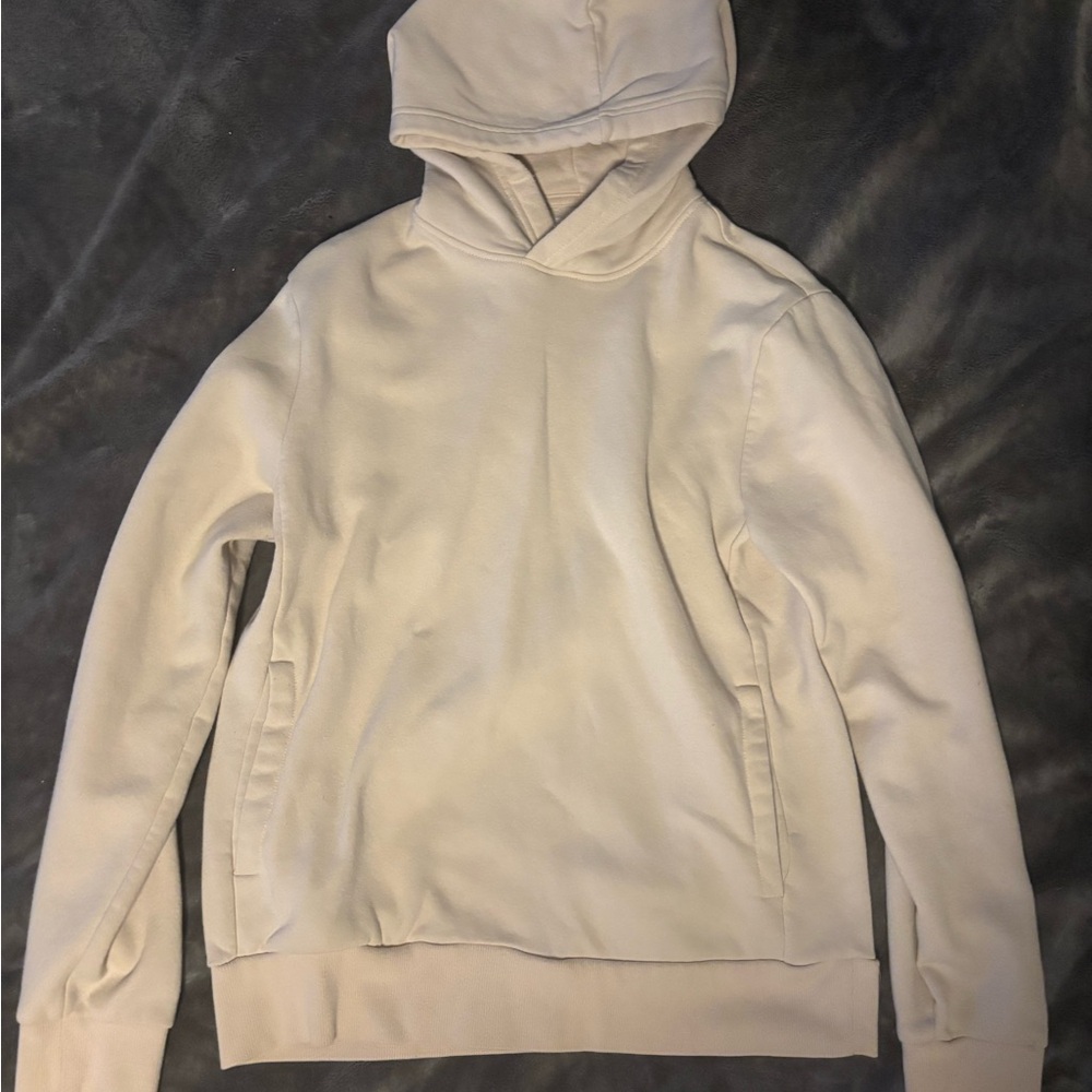 Old Navy Men's Cream White Hoodie